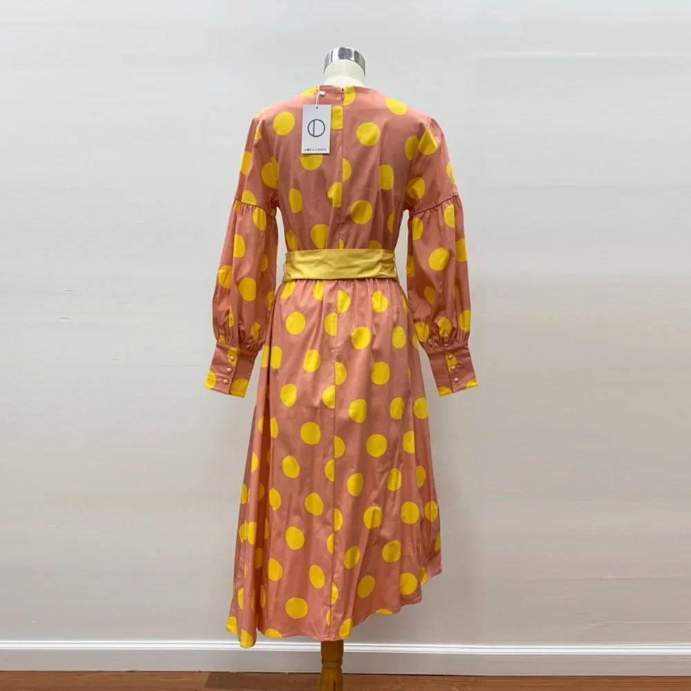 Polka Dot Woven Dress (Dot & Stripe) - Picture 4 of 5